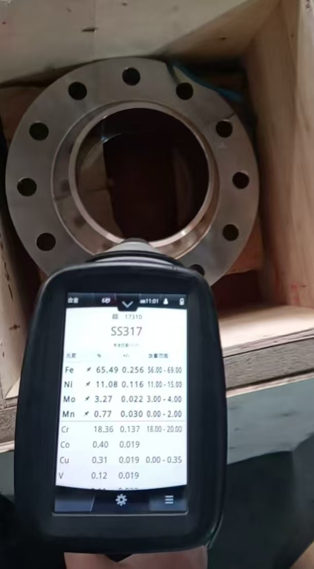 Wn Type Weld Neck Flange 6-Inch Sch40 300 Lb Pressure Rating- 317 Stainless Stee suppliers